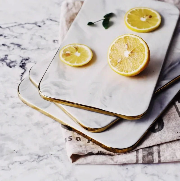 Elegant Marble Cutting Board for Kitchen - Lexians