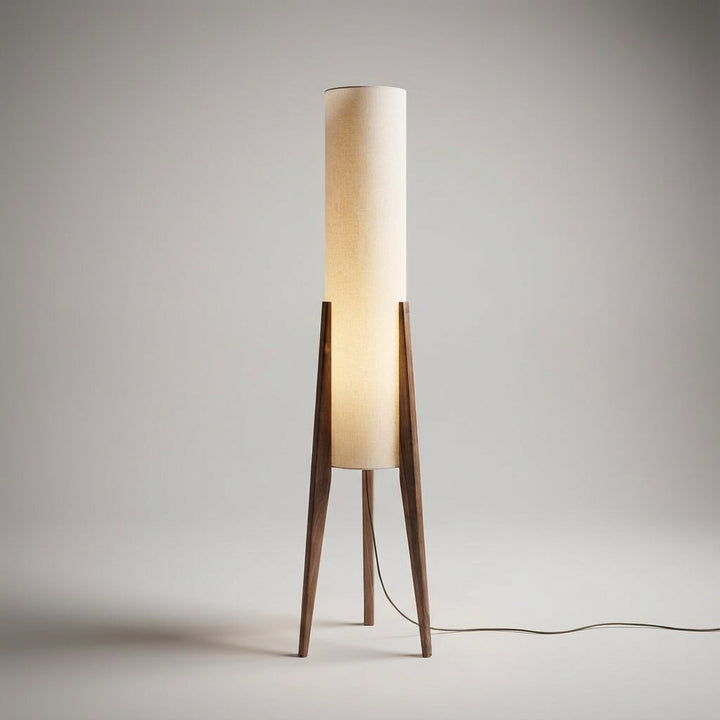 Havenara ambient LED floor lamp, a sleek lighting choice for modern living room interiors.