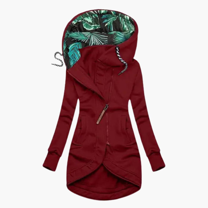 Warm & cozy women's insulated winter jacket for cold weather. Stylish ladies outerwear, perfect for everyday wear.