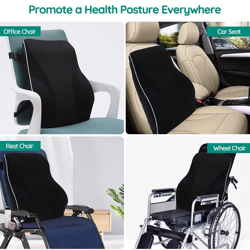 Ergonomic Lumbar Support Cushion Pillow for Back Comfort - Lexians