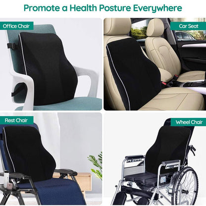Ergonomic Lumbar Support Cushion Pillow for Back Comfort - Lexians