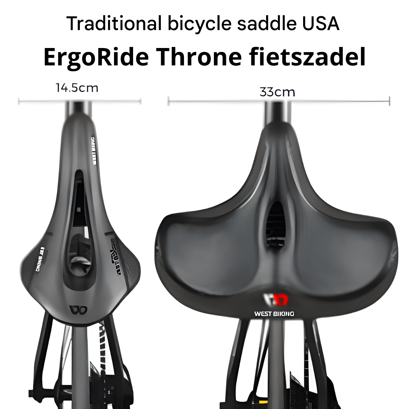 ErgoRide Throne Bike Saddle for Unmatched Comfort - Lexians