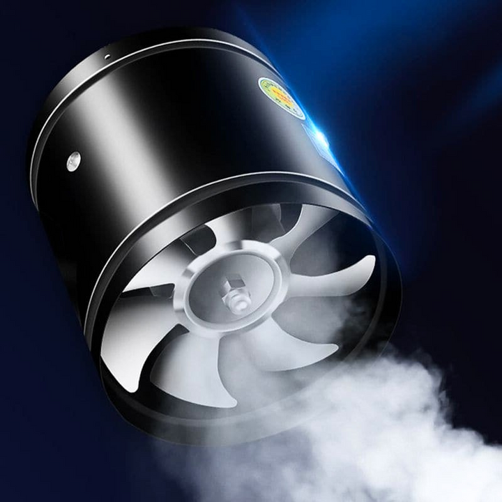 Sleek design quiet extractor fan for home & office. Improves air quality & provides constant airflow.
