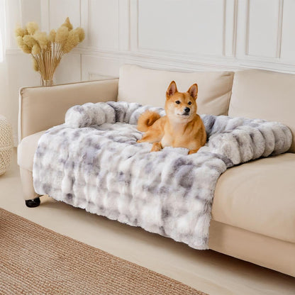 Fluffy Fuzzy Calming Dog Sofa Protector Mat - Lexians