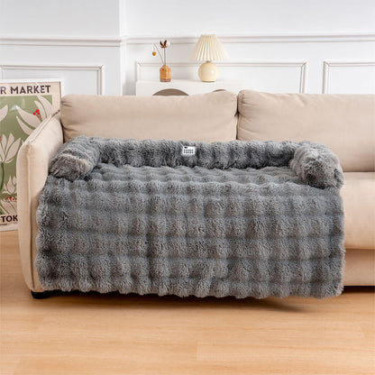 Fluffy Fuzzy Calming Dog Sofa Protector Mat - Lexians