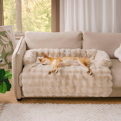 Fluffy Fuzzy Calming Dog Sofa Protector Mat - Lexians