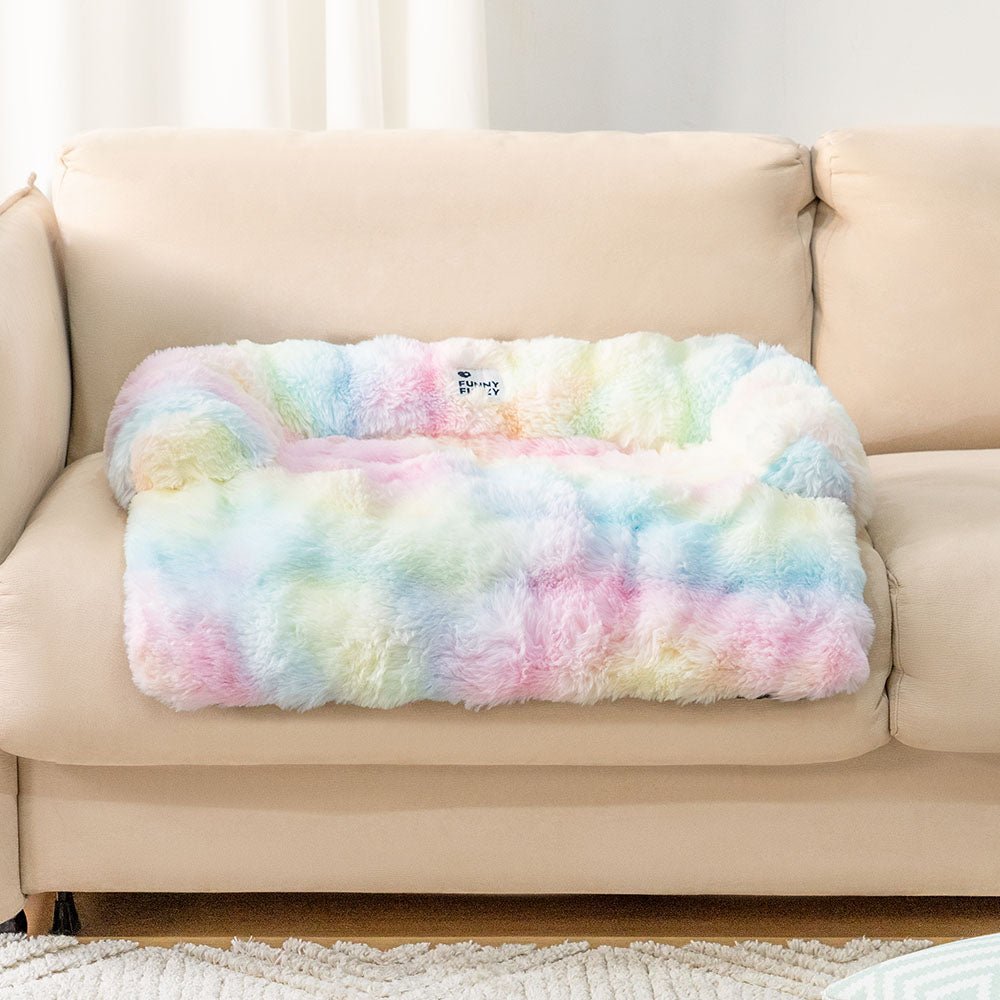 Fluffy Fuzzy Calming Dog Sofa Protector Mat - Lexians