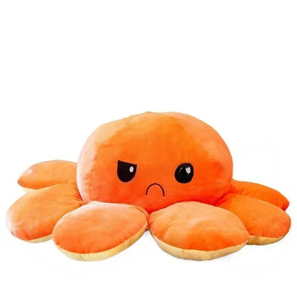 Giant Reversible Octopus Plush for Kids – Mood Changing Toy - Lexians
