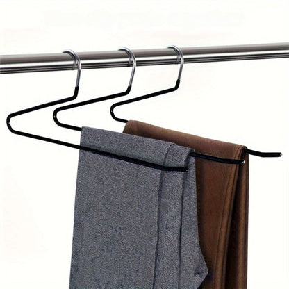 Goose Neck Z Pants Hanger for Closet Organization - 10pcs Set - Lexians