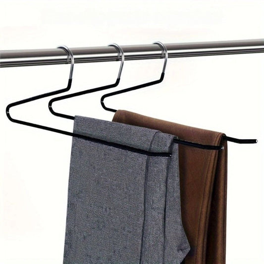 Goose Neck Z Pants Hanger for Closet Organization - 10pcs Set - Lexians