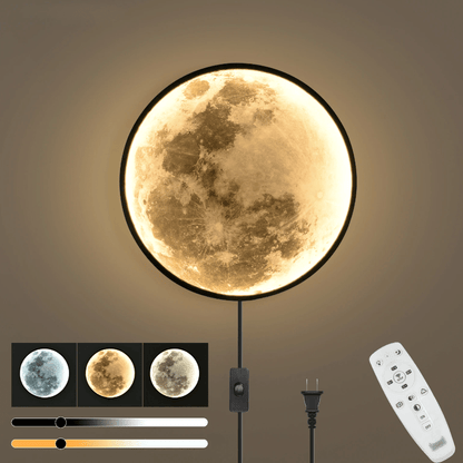 Harvest Moon Wall Light with Remote Control, 4 Sizes - Lexians