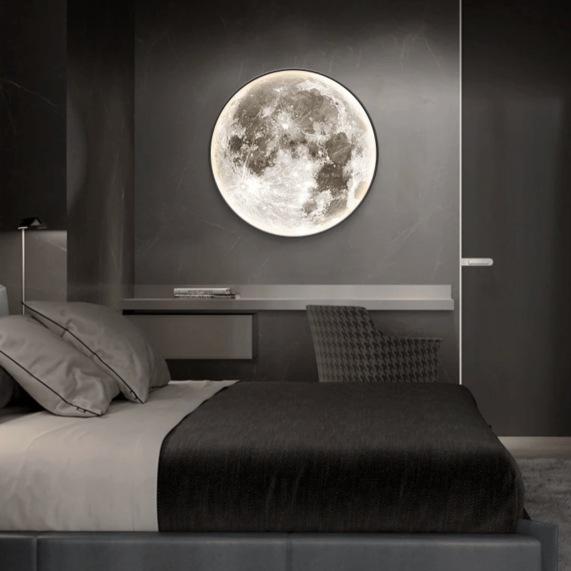 Harvest Moon Wall Light with Remote Control, 4 Sizes - Lexians