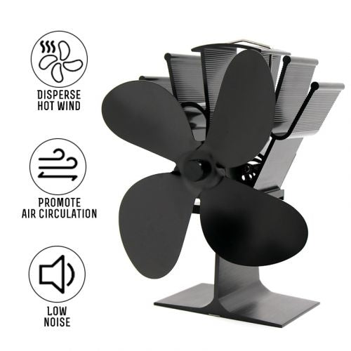 Heat Powered Fireplace Fan for Optimal Heating Efficiency - Lexians