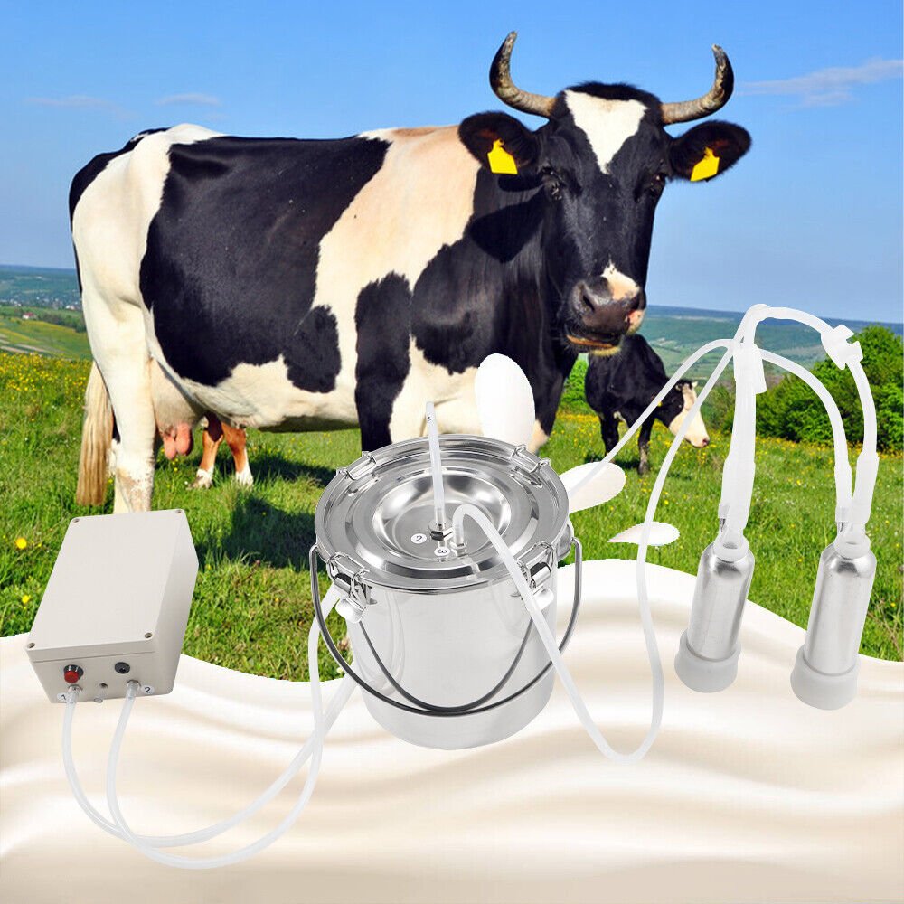 Heavy Duty 6L Cow and Goat Milking Machine - Lexians