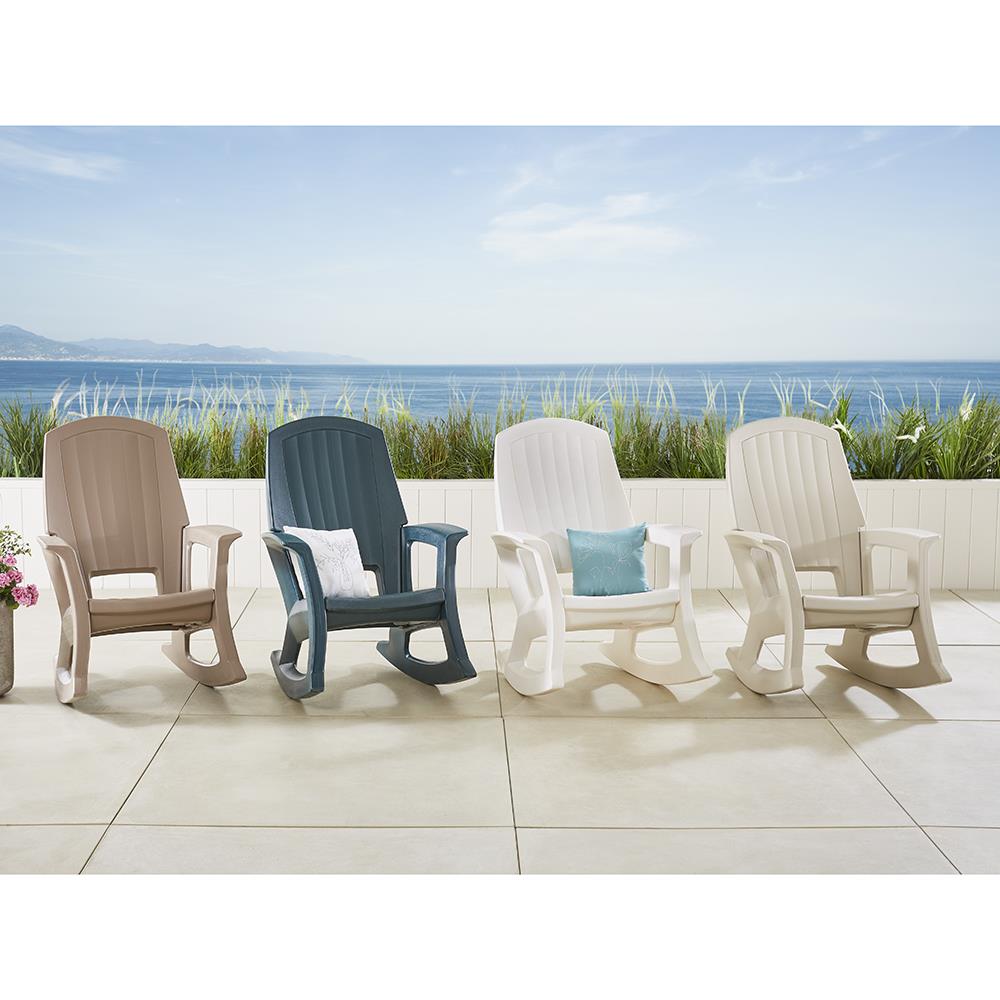 Heavy Duty Outdoor Resin Rocking Chair - All - weather Comfort - Lexians