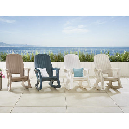 Heavy Duty Outdoor Resin Rocking Chair - All - weather Comfort - Lexians