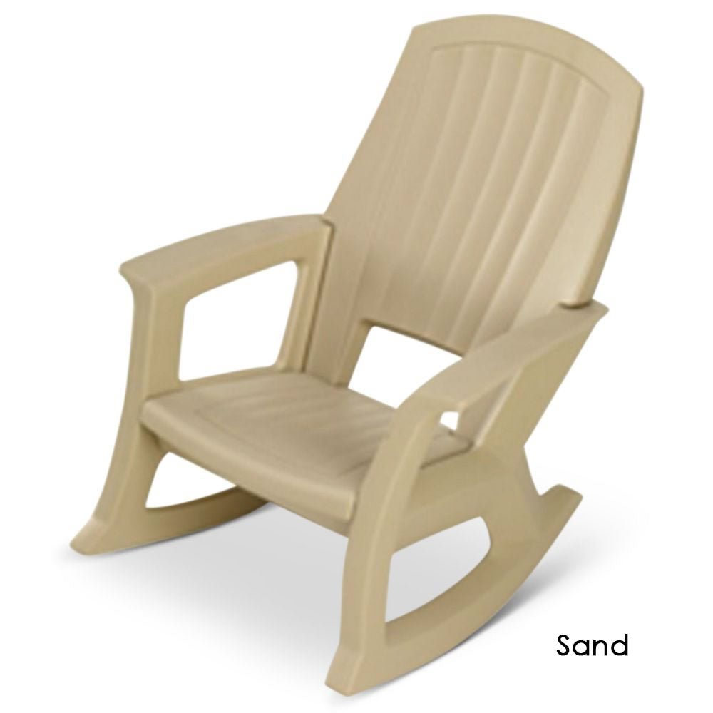 Heavy Duty Outdoor Resin Rocking Chair - All - weather Comfort - Lexians