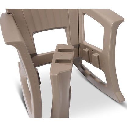 Heavy Duty Outdoor Resin Rocking Chair - All - weather Comfort - Lexians