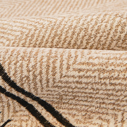 Herringbone Chenille Couch Cover with Non - Slip Wavy Edges - Lexians