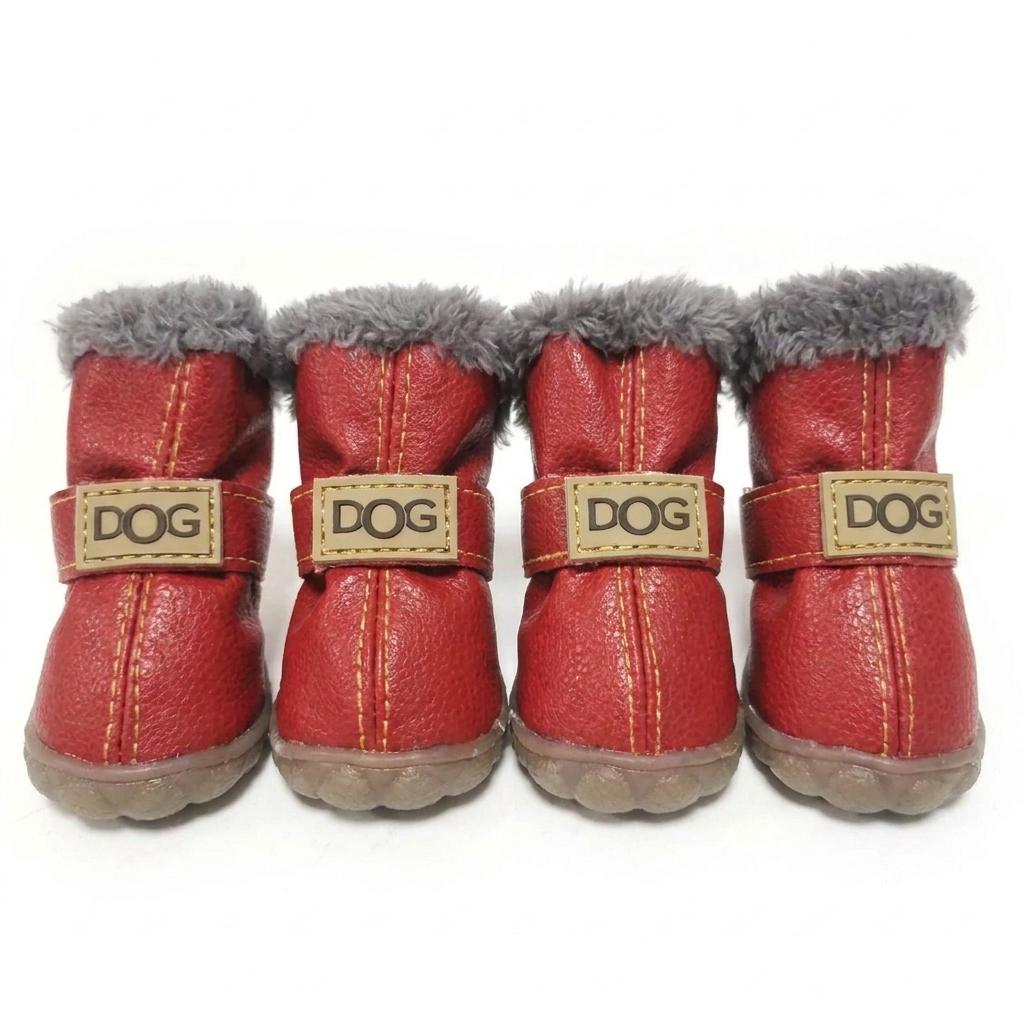 Adjustable pet footwear: high-quality dog shoes ensuring a snug fit and maximum paw protection for small to large dogs.