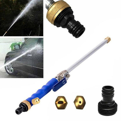 High-pressure cleaner tool, universal fit, rust-resistant; transforms garden hose into a powerful jet for cleaning all surfac