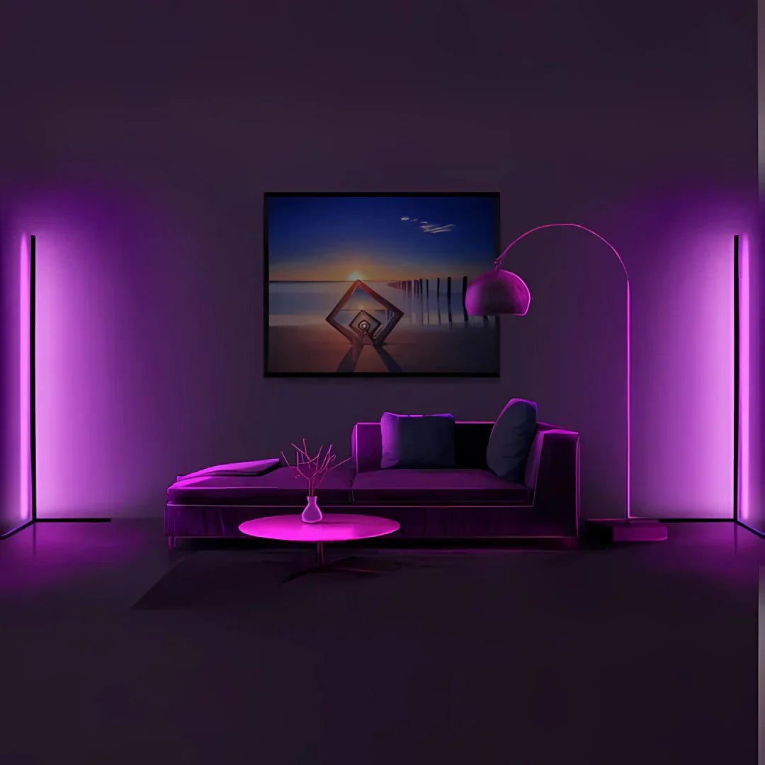 Hikari Colorful Adjustable Floor Lamp with Remote - Lexians