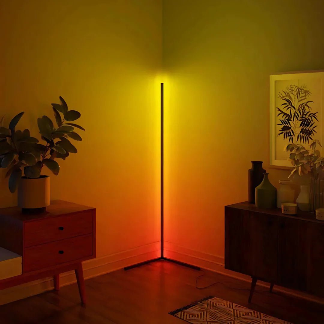 Hikari Colorful Adjustable Floor Lamp with Remote - Lexians