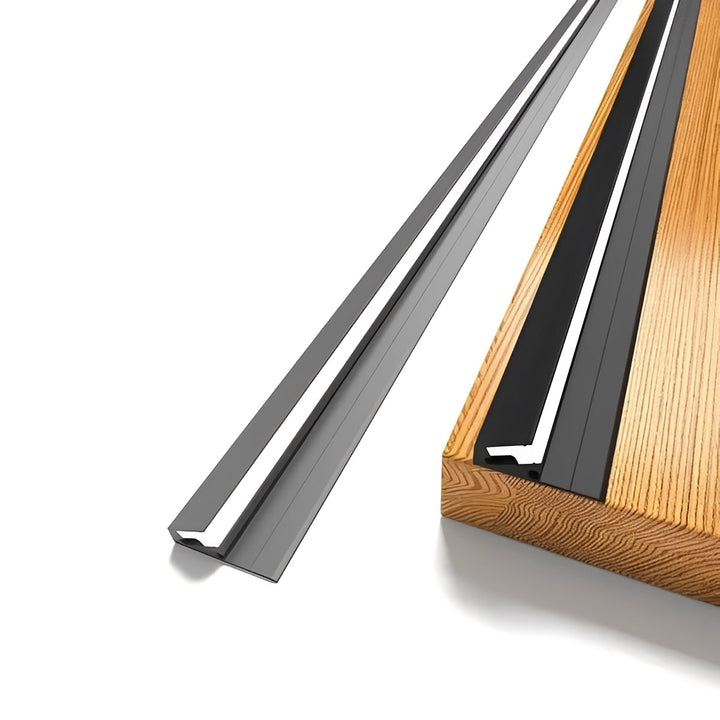 LED under cabinet lighting kit with 45-degree angle, ideal for kitchen, workspace, or closet.