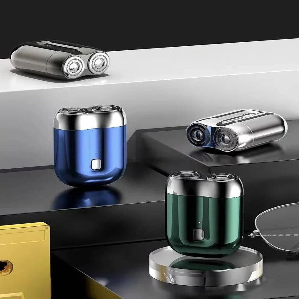 Men's electric shaver with magnetic charging. Enjoy comfortable wet or dry shaves with this portable groomer.