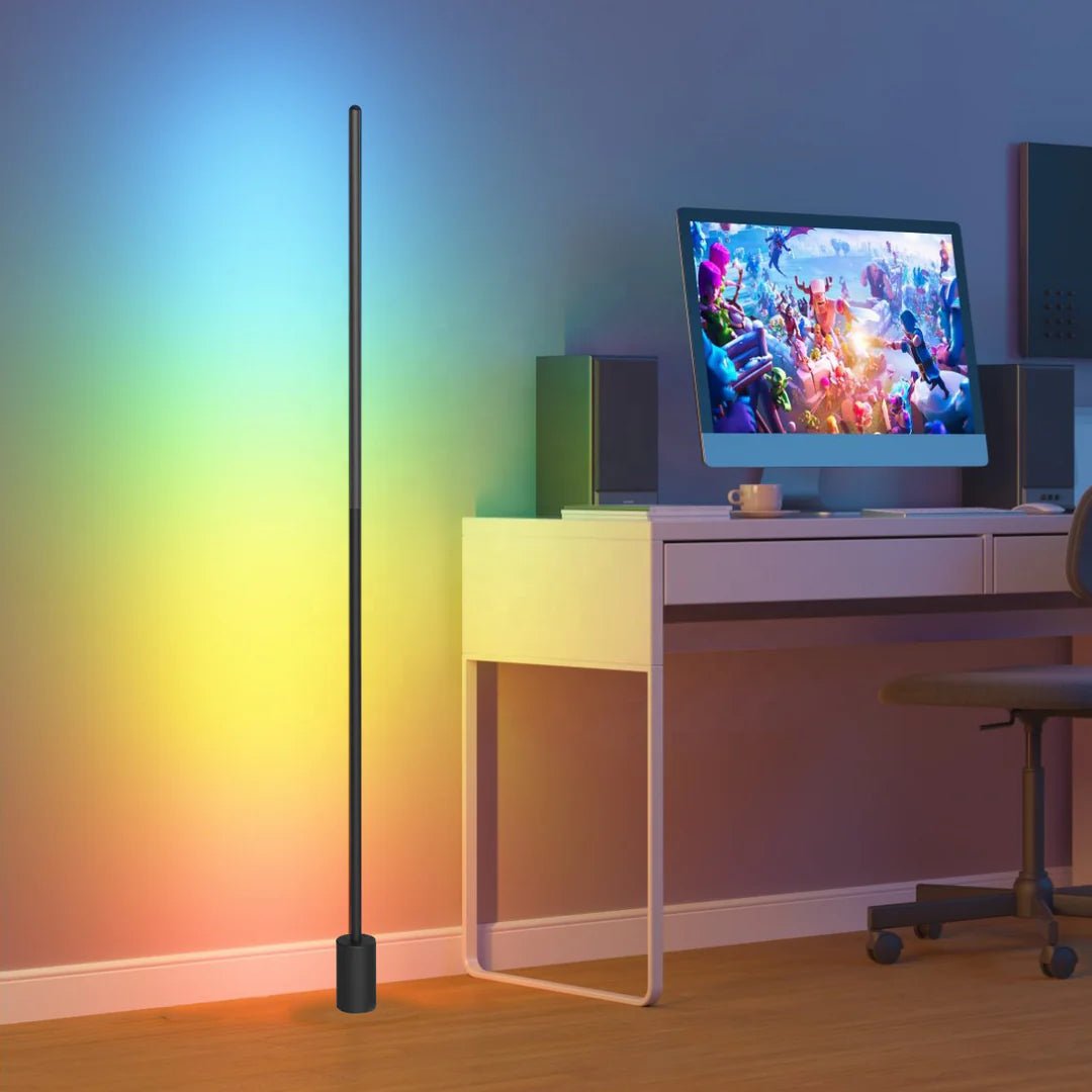 Innovative Meridian Corner Lamp with RGBIC Technology - Lexians