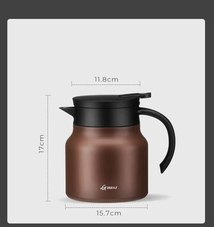 Insulated Teapot with Infuser & Ceramic Liner - 800ml - Lexians