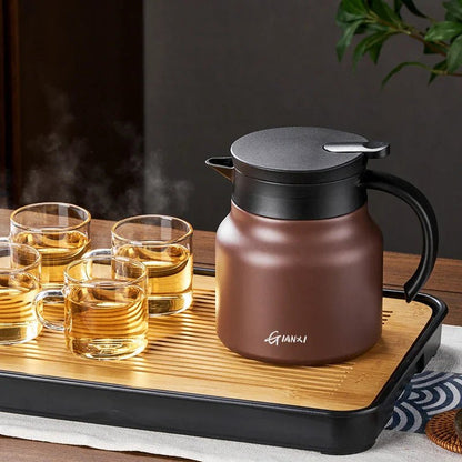 Insulated Teapot with Infuser & Ceramic Liner - 800ml - Lexians