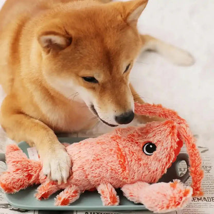 Interactive Floppy Lobster Dog Toy - Durable Plush Chew Toy - Lexians