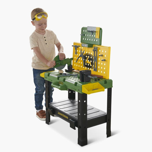 Kids' Interactive John Deere Tool Bench with Spinning Saw - Lexians