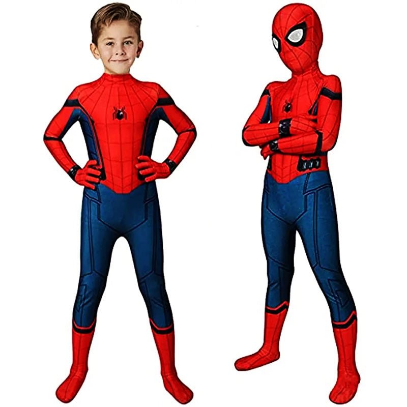Kids' Spider Halloween Costume Jumpsuit and Mask - Lexians