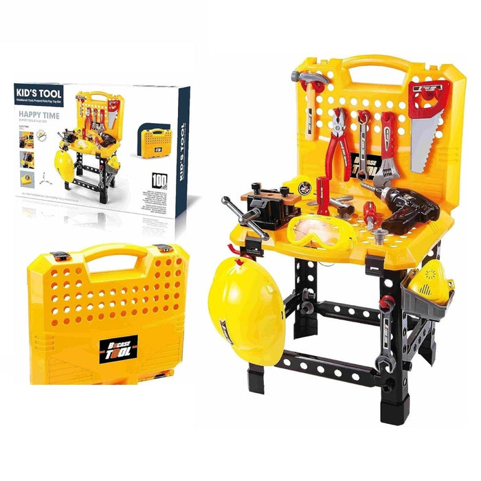 Kids' Interactive Tool Bench with Power Drill & Accessories