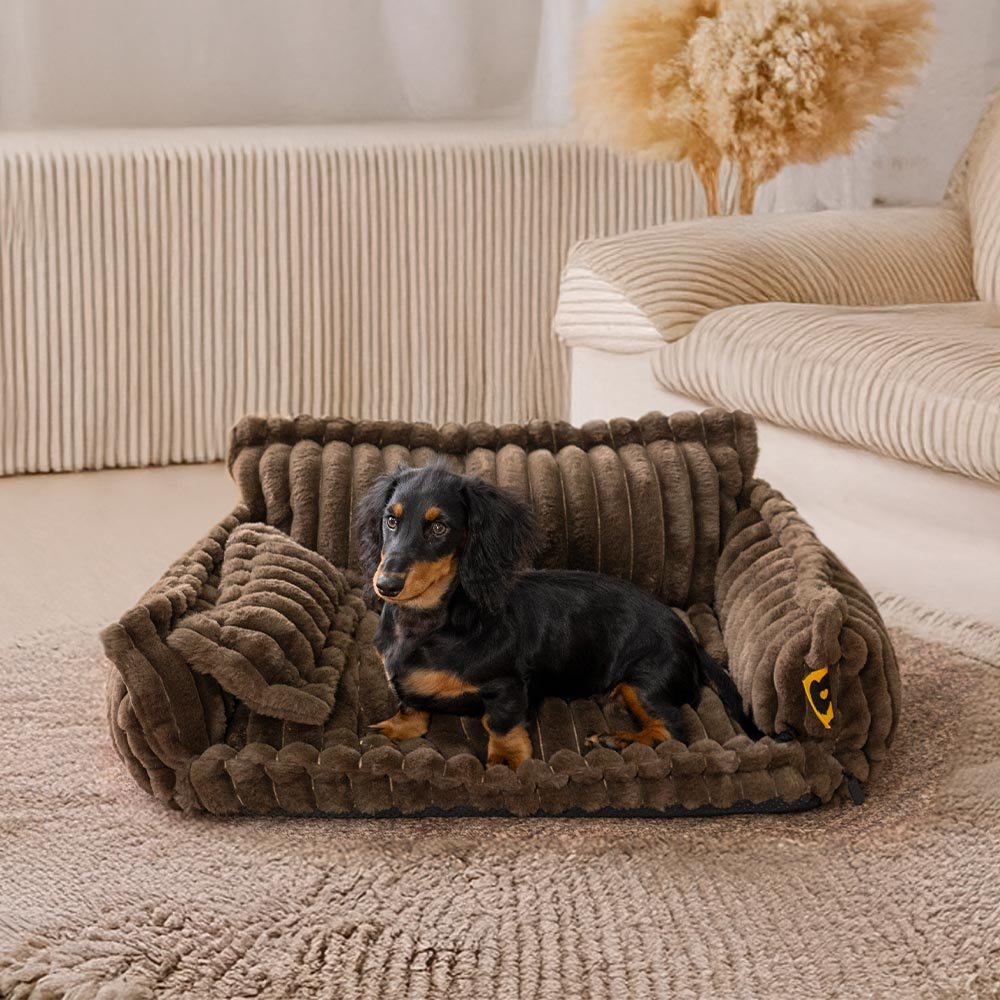 Large Orthopedic Fluffy Dog Pillow Sofa Bed for Dogs - Lexians
