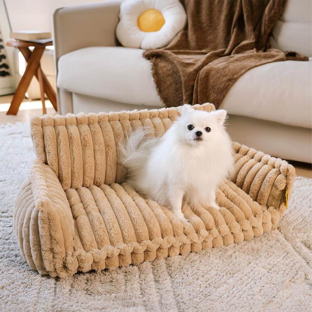 Large Orthopedic Fluffy Dog Pillow Sofa Bed for Dogs - Lexians