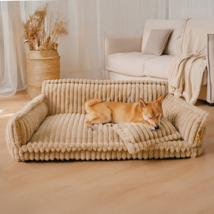 Large Orthopedic Fluffy Dog Pillow Sofa Bed for Dogs - Lexians