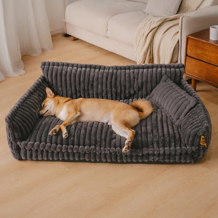 Large Orthopedic Fluffy Dog Pillow Sofa Bed for Dogs - Lexians