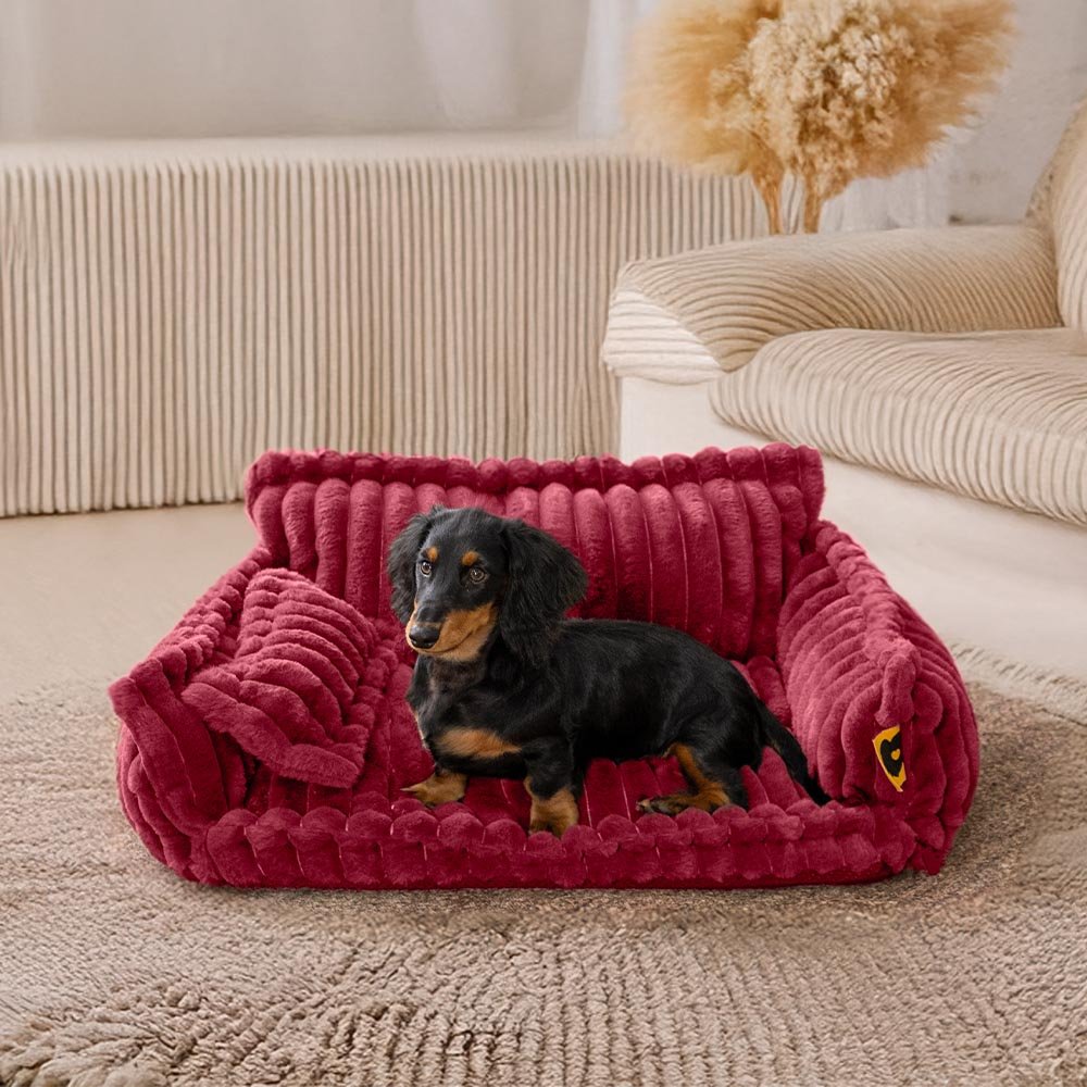 Large Orthopedic Fluffy Dog Pillow Sofa Bed for Dogs - Lexians