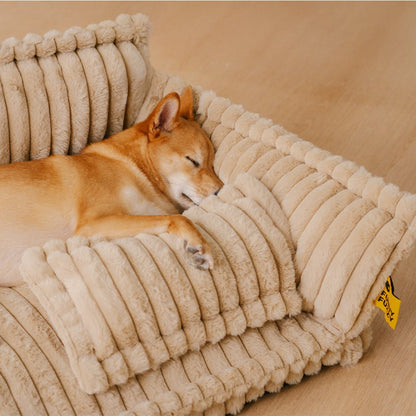 Large Orthopedic Fluffy Dog Pillow Sofa Bed for Dogs - Lexians