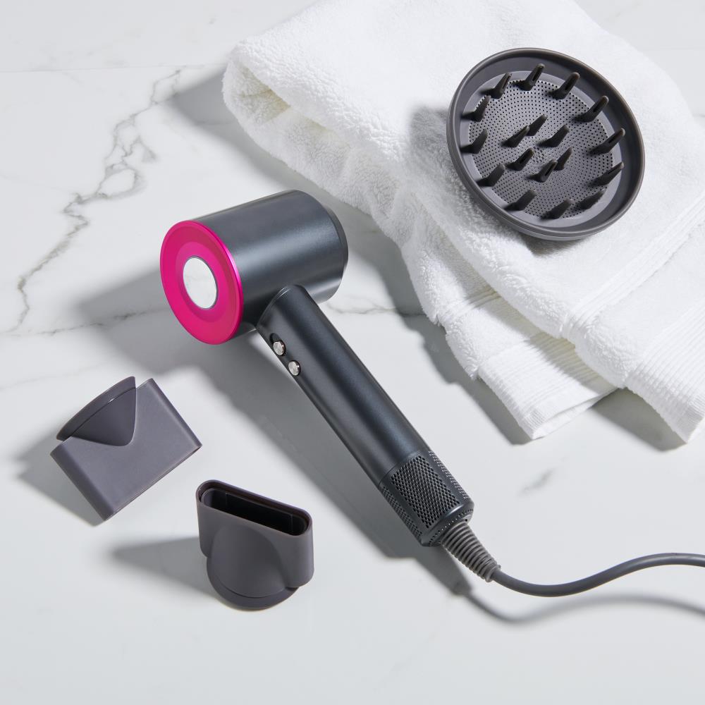Lightweight High - Speed Hair Dryer with 5 Attachments - Lexians