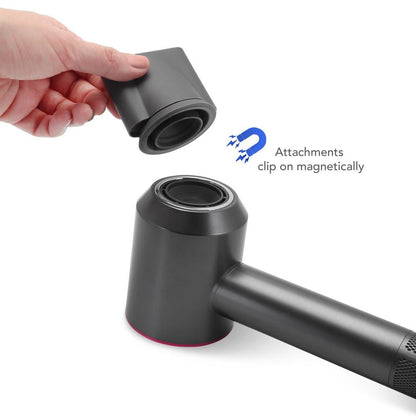 Lightweight High - Speed Hair Dryer with 5 Attachments - Lexians