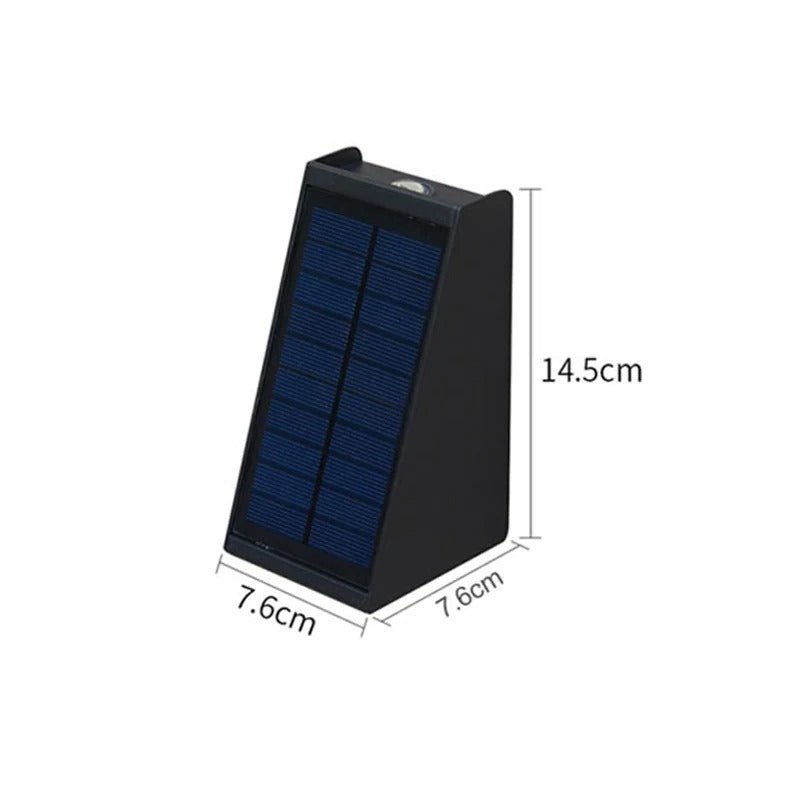 Luciena Outdoor Solar Wall Light Up and Down – Eco - Friendly Exterior Lighting - Lexians
