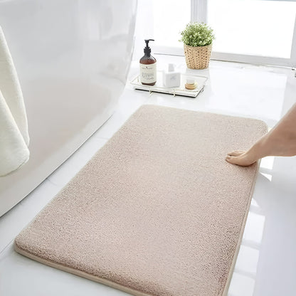 Luxurious Velvet Anti - Slip Bath Mat with Memory Foam - Lexians