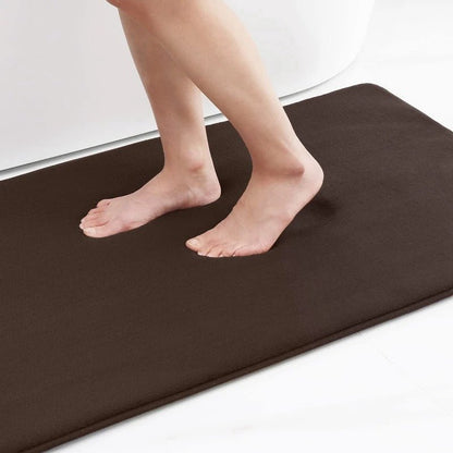 Luxurious Velvet Anti - Slip Bath Mat with Memory Foam - Lexians