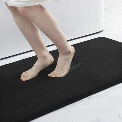 Luxurious Velvet Anti - Slip Bath Mat with Memory Foam - Lexians