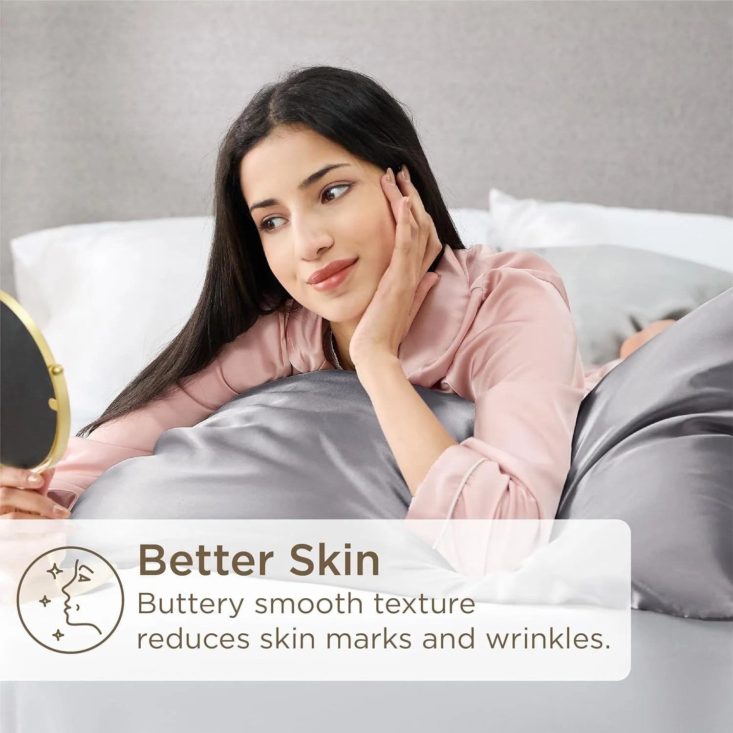 Luxury Silk Pillowcase Set for Hair & Skin, Multiple Colors - Lexians