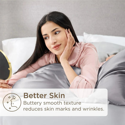 Luxury Silk Pillowcase Set for Hair & Skin, Multiple Colors - Lexians